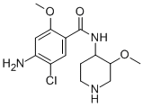 CAS#: 84946-16-7, 4-Amino-5-chloro-2-methoxy-N-(3-methoxy-4-piperidyl)benzamide