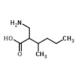 CAS#: 849500-69-2, 2-(Aminomethyl)-3-methylhexanoic acid
