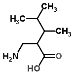 CAS 登录号：849500-71-6， 2-(氨基甲基)-3,4-二甲基戊酸