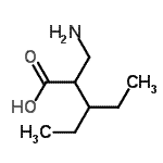 CAS 登录号：849500-80-7， 2-(氨基甲基)-3-乙基戊酸
