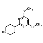 CAS#: 849924-99-8, 4,6-Dimethoxy-2-(4-piperidinyl)pyrimidine