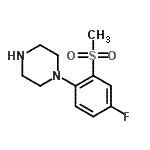 CAS 登录号：849938-78-9， 1-[4-氟-2-(甲基磺酰基)苯基]哌嗪