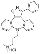 CAS#: 85008-88-4, N,N-Dimethyl-3-phenyl-8H-Dibenz(b,f)isoxazolo(4,5-d)azepine-8-propanamine monohydrochloride