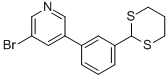 CAS#: 850349-92-7, 3-(3-(1,3-Dithian-2-Yl)Phenyl)-5-Bromopyridine