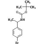 CAS#: 850363-42-7, 2-Methyl-2-propanyl [1-(4-bromophenyl)ethyl]carbamate