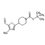 CAS#: 850374-97-9, 2-Methyl-2-propanyl 4-(5-formyl-4-methyl-1,3-thiazol-2-yl)-1-piperidinecarboxylate