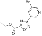 CAS#: 850375-34-7, 3-(5-Bromo-Pyridin-3-Yl)-[1,2,4]Oxadiazole-5-Carboxylic Acid Ethyl Ester