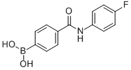 CAS 登录号：850568-27-3， 4-(4-氟苯基)氨基羰基苯硼酸