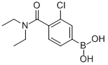 CAS 登录号：850589-48-9， 3-氯-4-(N,N-二乙基氨基甲酰)苯硼酸