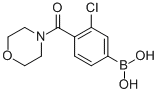 CAS 登录号：850589-49-0， 3-氯-4-(吗啉-4-羰基)苯硼酸