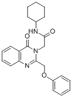 CAS#: 85063-17-8, N-Cyclohexyl-4-Oxo-2-(Phenoxymethyl)-3(4H)-Quinazolineacetamide