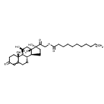 CAS#: 85068-43-5, 11,17-Dihydroxy-3,20-dioxopregn-4-en-21-yl 10-undecenoate