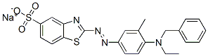 CAS#: 85098-61-9, Sodium 2-[[4-(Benzylethylamino)-M-Tolyl]Azo]Benzothiazole-5-Sulphonate