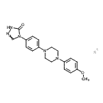 CAS#: 85098-67-5, 2,4-dihydro-4-[4-[4-(4-methoxyphenyl)-1-piperazinyl]phenyl]-3H-1,2,4-Triazol-3-one potassium salt (1:1)