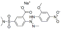 CAS 登录号：85098-85-7， 5-[(二甲基氨基)磺酰基]-2-[3-(2-甲氧基-4-硝基苯基)-1-甲基-2-三氮烯-1-基]-苯甲酸钠盐(1:1)