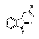 CAS 登录号：85124-17-0， 2-(2,3-二氧代-2,3-二氢-1H-吲哚-1-基)乙酰胺