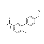 CAS#: 851340-77-7, 4-[2-chloro-5-(trifluoromethyl)phenyl]benzaldehyde