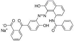 CAS#: 85135-95-1, Sodium 2-[3-[[8-(Benzoylamino)-2-Hydroxy-1-Naphthyl]Azo]-4-Hydroxybenzoyl]Benzoate