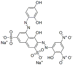 CAS#: 85136-42-1, Disodium 5-[(2,4-Dihydroxyphenyl)Azo]-4-Hydroxy-3-[(2-Hydroxy-3,5-Dinitrophenyl)Azo]Naphthalene-2,7-Disulphonate
