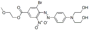 CAS#: 85136-53-4, 2-Methoxyethyl 4-[[4-[Bis(2-Hydroxyethyl)Amino]Phenyl]Azo]-3-Bromo-5-Nitrobenzoate