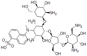 CAS#: 85166-09-2, Dansylparomomycin