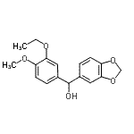CAS#: 851958-65-1, 1,3-Benzodioxol-5-yl(3-ethoxy-4-methoxyphenyl)methanol