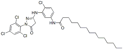 CAS#: 85204-35-9, N-[4-Chloro-3-[[4,5-Dihydro-5-Oxo-1-(2,4,6-Trichlorophenyl)-1H-Pyrazol-3-Yl]Amino]Phenyl]Pentadecanamide