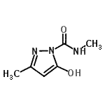 CAS 登录号：85220-10-6， 5-羟基-N,3-二甲基-1H-吡唑-1-甲酰胺