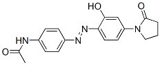 CAS#: 85223-04-7, N-[4-[[2-Hydroxy-4-(2-Oxo-1-Pyrrolidinyl)Phenyl]Azo]Phenyl]Acetamide