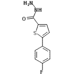 CAS 登录号：852296-85-6， 5-(4-氟苯基)-2-噻吩甲酰肼
