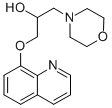 CAS#: 85239-18-5, alpha-((8-Quinolinyloxy)Methyl)-4-Morpholineethanol