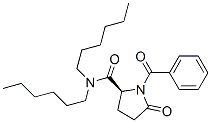 CAS#: 85248-84-6, (S)-1-Benzoyl-N,N-Dihexyl-5-Oxo-2-Pyrrolidinecarboxamide