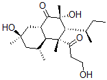 CAS#: 85269-23-4, (2S,4aa,8ab)-3,4,4a,5,6,7,8,8a-Octahydro-2,7b-Dihydroxy-4a-(3-Hydroxy-1-Oxopropyl)-2,4b,5a,7a-Tetramethyl-3a-[(R)-1-Methylpropyl]-1(2H)-Naphthalenone