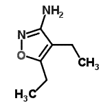 CAS#: 852822-25-4, 4,5-Diethyl-1,2-oxazol-3-amine