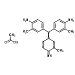 CAS#: 85283-61-0, 4,4'-[(4-Imino-3-methyl-2,5-cyclohexadien-1-ylidene)methylene]bis(2-methylaniline) acetate (1:1)