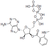 CAS#: 85287-56-5, Adenosine 5'-(tetrahydrogen triphosphate), 3'-(2-(methylamino)benzoate)