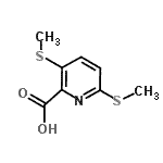 CAS#: 85330-61-6, 3,6-Bis(methylsulfanyl)-2-pyridinecarboxylic acid