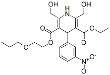 CAS#: 85387-26-4, 2-Propoxyethyl Ethyl 2,6-Bis(Hydroxymethyl)-4-(3-Nitrophenyl)-1,4-Dihydropyridine-3,5-Dicarboxylate
