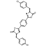 CAS#: 85391-56-6, 2,2'-(1,4-Phenylene)bis[4-(4-chlorobenzylidene)-1,3-oxazol-5(4H)-one]