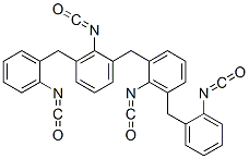 CAS#: 85392-14-9, 2,2'-Methylenebis[6-(O-Isocyanatobenzyl)Phenyl] Diisocyanate