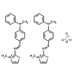 CAS#: 85392-71-8, Bis[3-methyl-2-({4-[methyl(phenyl)amino]phenyl}diazenyl)-1,3-thiazol-3-ium] tetrachlorozincate(2-)