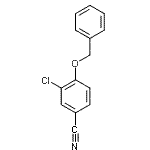 CAS 登录号：853953-30-7， 4-(苄氧基)-3-氯苯甲腈