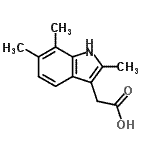 CAS#: 85405-60-3, (2,6,7-Trimethyl-1H-indol-3-yl)acetic acid