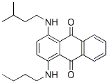 CAS 登录号：85409-57-0， 1-(丁基氨基)-4-[(3-甲基丁基)氨基]蒽醌