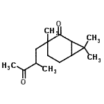 CAS#: 85409-65-0, 3,7,7-Trimethyl-3-(2-methyl-3-oxobutyl)bicyclo[4.1.0]heptan-2-one