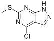 CAS 登录号：85426-79-5， 4-氯-6-(甲硫基)-1H-吡唑并[3,4-d]嘧啶
