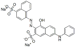 CAS#: 85455-46-5, Disodium 4-[[1-Hydroxy-6-(Phenylamino)-3-Sulphonato-2-Naphthyl]Azo]Naphthalenesulphonate