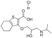 CAS#: 85462-85-7, 3-[2-Hydroxy-3-(Propan-2-Ylamino)Propoxy]-4,5,6,7-Tetrahydrobenzothiophene-2-Carboxylic Acid Hydrochloride