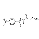 CAS 登录号：854700-38-2， 乙基2-(4-硝基苯基)-1H-咪唑-4-羧酸酯