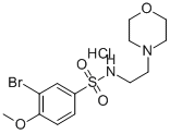 CAS#: 85477-20-9, 3-Bromo-4-Methoxy-N-(2-Morpholin-4-Yl-Ethyl)-Benzenesulfonamide Hydrochloride